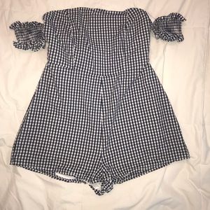 Gingham romper